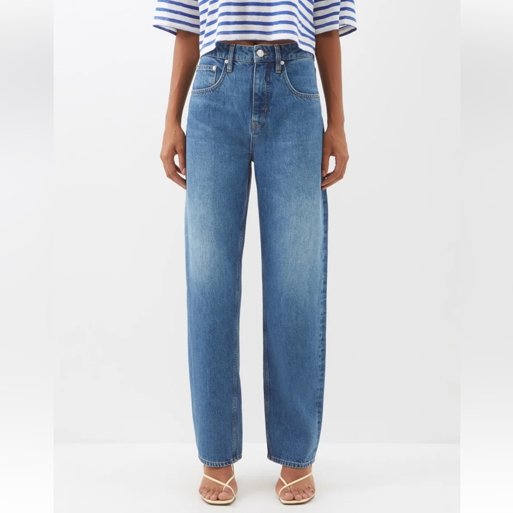 Frame denim barrel leg Nappa clean